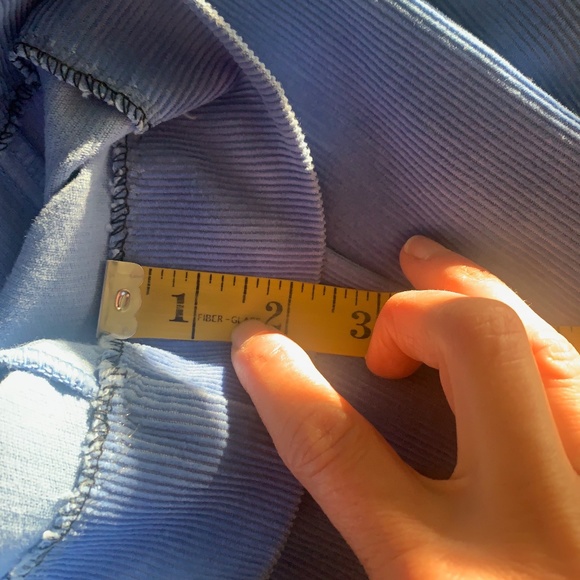 INCOTEX Men's corduroy blue pant - Picture 13 of 13